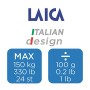 Laica PS1072 Bilancia pesapersone Elettronica, KG 150 div. 100 g