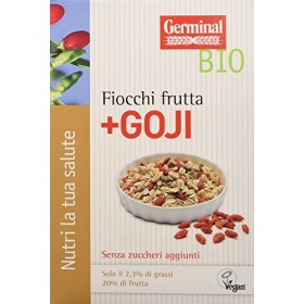 Germinal Bio Fiocchi Frutta e Goji - 8 confezioni da 300 gr - 2400 gr