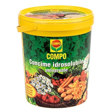 COMPO Concime Idrosolubile Universale, Per Piante dell'Orto, del Giardino, da Balcone e per Tappeti Erbosi, Con cucchiaio dosato