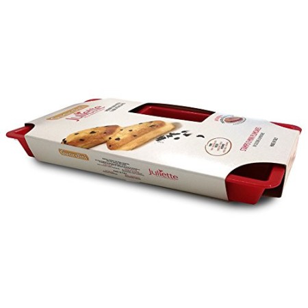 Guardini Juliette, Stampo con 9 Mini Plumcake 17x29,5cm, Silicone  alimentare, Colore rosso