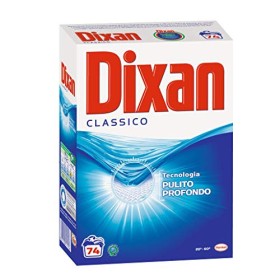 Dixan Classico Pulito Profondo, Detersivo in polvere per eliminare le macchie ostinate, Detersivo lavatrice soluzione completa a