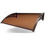 Blinky 96899-05 Pensiline ABS Bronzato, Alveolare, 60x100 cm, Supporti laterali in ABS nero