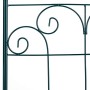Relaxdays, Verde Set 2 Grigliati da Giardino per Rampicanti, in Metallo 180x50cm Design Arco e Cuore, ad Incastro, Scuro, 180 x 