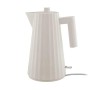 Alessi Plissé | MDL06 W - Bollitore Elettrico in Resina Termoplastica, Bianco. Spina Europea.