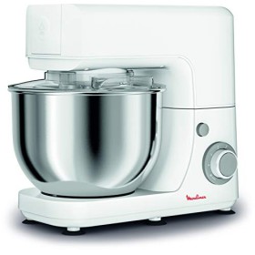 Moulinex QA1501 Masterchef Essential Kitchen Machine, Impastatrice, Capacità di 4.8 L, Movimento Planetario per Risultati Omoge