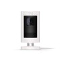 Videocamera di sicurezza Ring Stick Up Cam Elite HD, con sistema di comunicazione bidirezionale, colore bianco, compatibile con 