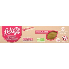 Felicia Spaghetti Pasta di Riso Integrale - 400 gr, Senza glutine