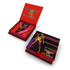 Revlon Wonder Woman 1984 Kit Make-up Occhi e Labbra, Eyeliner Nero e Rossetto Rosso in Edizione Limitata WW84