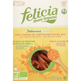 Felicia Sedanini Pasta Corta - 250 gr, Senza glutine
