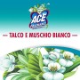 ACE PAvimenti Igienizzante Talco e Muschio Bianco, Senza Candeggina, Bipacco 2 x1300 ml, Cartone da 3 bipacchi