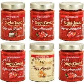 MONTALBANO Sughi Misti Per Pasta E Primi Piatti 6 Vasi - 1675 g