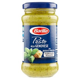 Barilla Sugo Pesto alla Genovese con Basilico Fresco Italiano e Parmigiano Reggiano DOP, senza Glutine, 190 g