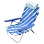 Pierre Cardin, Celeste, Linea Haiti, Spiaggina Pieghevole Parigi, Mare giradino, 53x62x77