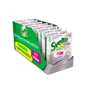 Svelto Expert Pastiglie per Lavastoviglie Extra Brillantezza, 117 Lavaggi, 13 Unità (Confezione da 9)