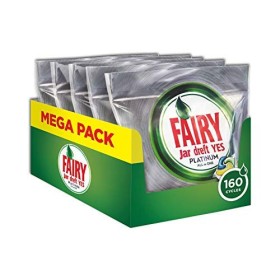 Fairy Platinum Detersivo in Caps per Lavastoviglie, Maxi Formato da 160 Pastiglie, Regolare