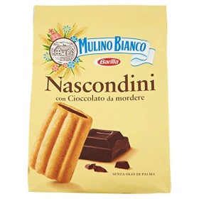 Mulino Bianco Biscotti Frollini Nascondini con Cioccolato, Colazione Ricca di Gusto, 600 gr