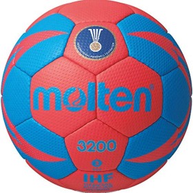 Molten, Palla da Pallamano HX3200, Rosso (Rot/Blau), 3