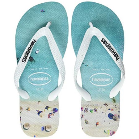 Havaianas Hype, Infradito Uomo, Bianco (White/Water), 41/42