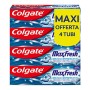 Colgate Dentifricio Max Fresh Cristalli Rinfrescanti, Freschezza 10 Volte A Lungo, Menta Glaciale, 4 x 75 ml