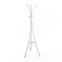 Tuoni Appendiabiti New Star Bianco da Terra-5555183H, Metallo, 45 x 45 x 175 cm