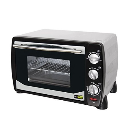 Gio Stile 6218 Forno Elettrico, 1380 W, Nero/Acciaio