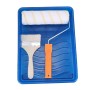 Milisten Kit di rulli per pittura attrezzi con pennello vassoio per rullo di pittura strumenti di riparazione da parete strument