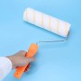 Milisten Kit di rulli per pittura attrezzi con pennello vassoio per rullo di pittura strumenti di riparazione da parete strument