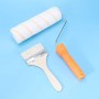 Milisten Kit di rulli per pittura attrezzi con pennello vassoio per rullo di pittura strumenti di riparazione da parete strument