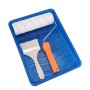 Milisten Kit di rulli per pittura attrezzi con pennello vassoio per rullo di pittura strumenti di riparazione da parete strument