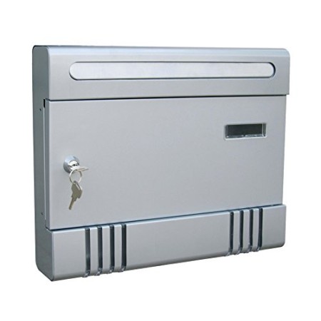 Kippen 10004MS Cassetta Postale, Argento, 290 x 370 x 70 mm