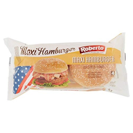 Roberto Pane Maxi Hamburger Sesamo, 300g