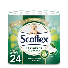 Scottex Scottex Carta Igienica Protezione Delicata, Confezione Da 24 Rotoli Maxi - 2310 g