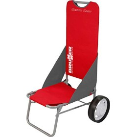 BRUNNER Beach Cart Rosso, Carrello da Spiaggia e Mare