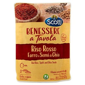Riso Scotti Benessere a Tavola, Riso Rosso Farro e Quinoa, 250g