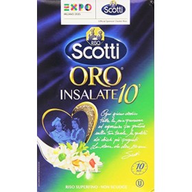 Riso Scotti Riso Oro Insalate 10', Parboiled per Insalate, 1kg