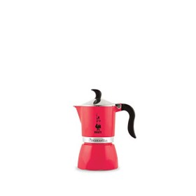 Bialetti Moka Fiammetta, Caffettiera 1 Tazza, 1 Cups, Alluminio, Fragola