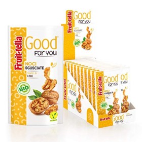 Fruittella Good For You Noci Sgusciate Biologiche, Snack di Frutta Secca Biologico, Fonte di Rame, Confezione da 20 Pacchetti Mo