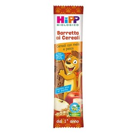Hipp - Barrette Ai Cereali Bio, Gusto Cereali Con Mela E Pesca, 24 Pezzi da 20 G Ciascuno - 480 g
