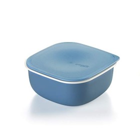 Guzzini Re-Generation, Contenitore Quadrato con Coperchio in Materiale Plastico Riciclato, 16.7x16.7X h 7.6 cm, Made in Italy-Az
