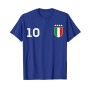 Europei 2021 Italia Calcio Euro da Collezione Numero dieci Maglietta