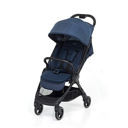 Foppapedretti Ciao Passeggino, Compatto a Chiusura Automatica, Blu (Denim)