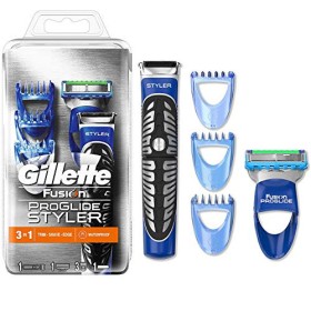 Gillette Fusion Proglide Styler Rasoio Regolabarba 3 in 1, Confezione da 1 Lametta e 3 Regolatori di Lunghezza Intercambiabili