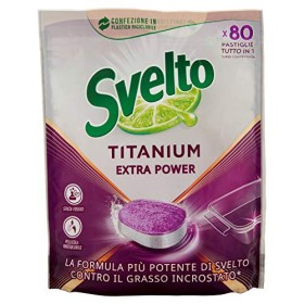 Svelto Titanium Extra Power Pastiglie per Lavastoviglie 80 Lavaggi - 1400 g