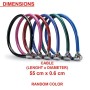 MASTER LOCK Lucchetto Bici [Combinazione] [55 cm Cavo] [Esterno] [Colore Casuale] 8631 - Ideale per Proteggere Bicicletta, Skate