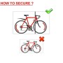 MASTER LOCK Lucchetto Bici [Combinazione] [55 cm Cavo] [Esterno] [Colore Casuale] 8631 - Ideale per Proteggere Bicicletta, Skate
