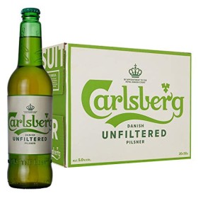 Carlsberg Birra Unfiltered (non filtrata) - 20 bottiglie da 500 ml