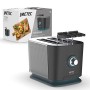 Imetec TostaMaxi Tostapane, 2 Fessure Extralarge e Pinze Apribili per Toast Extrafarciti, 10 livelli di doratura, Timer con Auto
