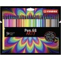 Pennarello Premium - STABILO Pen 68 - ARTY - Astuccio da 30 - con 30 colori assortiti