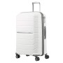 Samsonite Flux Spinner 68/25 Expandable Bagaglio a Mano, M (68cm-85L), Bianco (White)