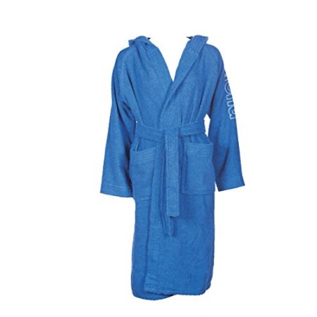 Arena Zeppelin Plux Jr, Accappatoio Unisex Bambini, Blu (Royal/White), 12-13 anni